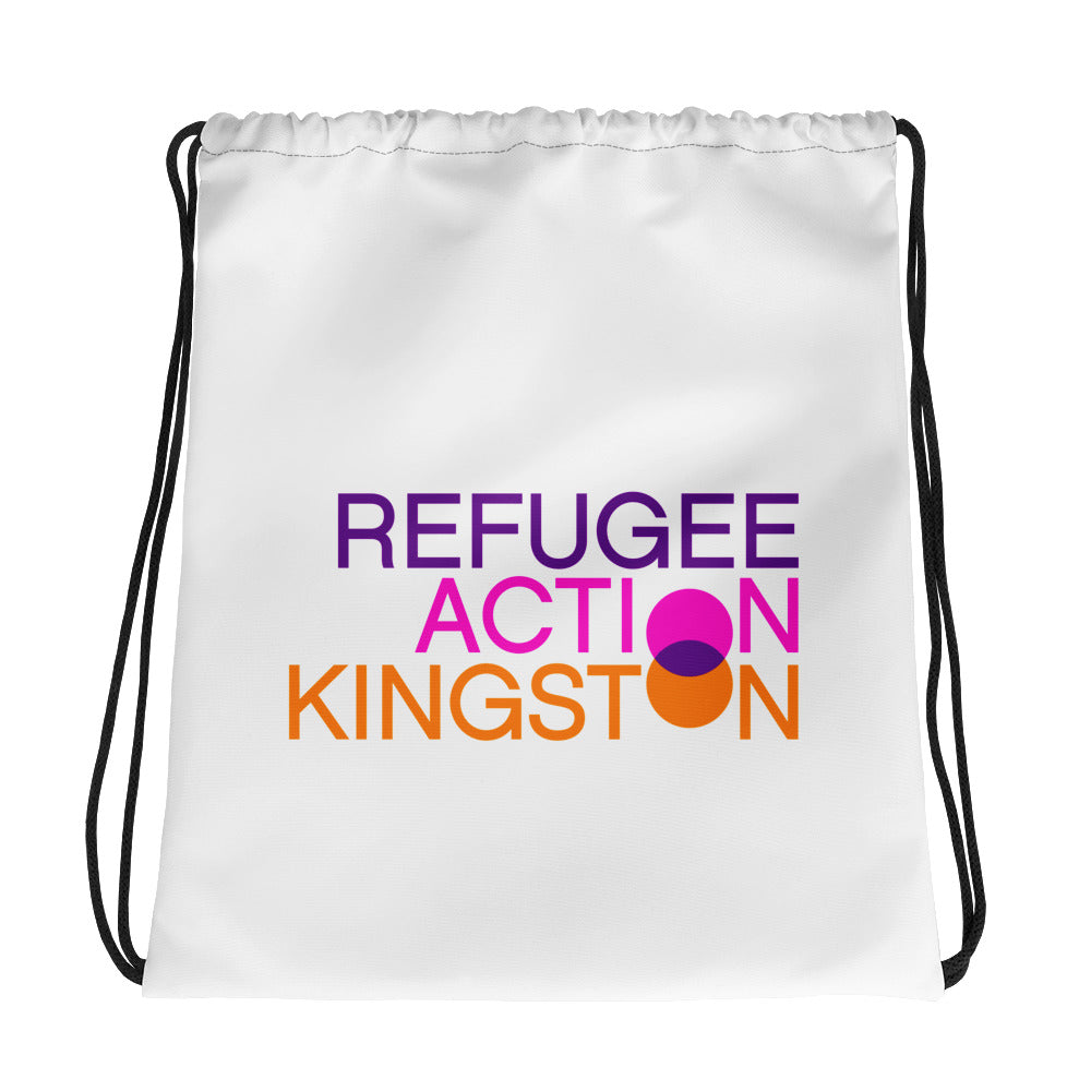 'Refugee Action Kingston' Drawstring Bag